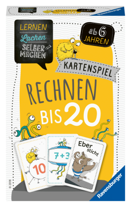 Ravensburger 80349 - Lernen Lachen Selbermachen: Rechnen bis 20, Kinderspiel für 1-5 Spieler, Lernspiel ab 6 Jahren, Mathematik
