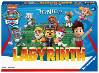 Paw Patrol Junior Labyrinth, 20799, das bekannte Brettspiel von Ravensburger als Junior Version für Kinder ab 4 Jahren