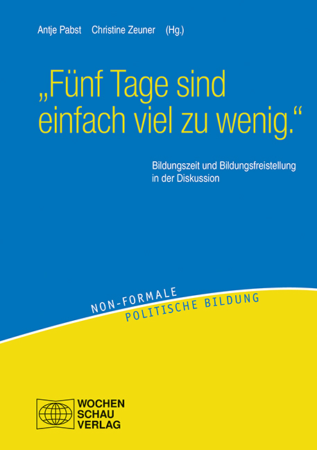 'Fünf Tage sind einfach viel zu wenig.' main product photo