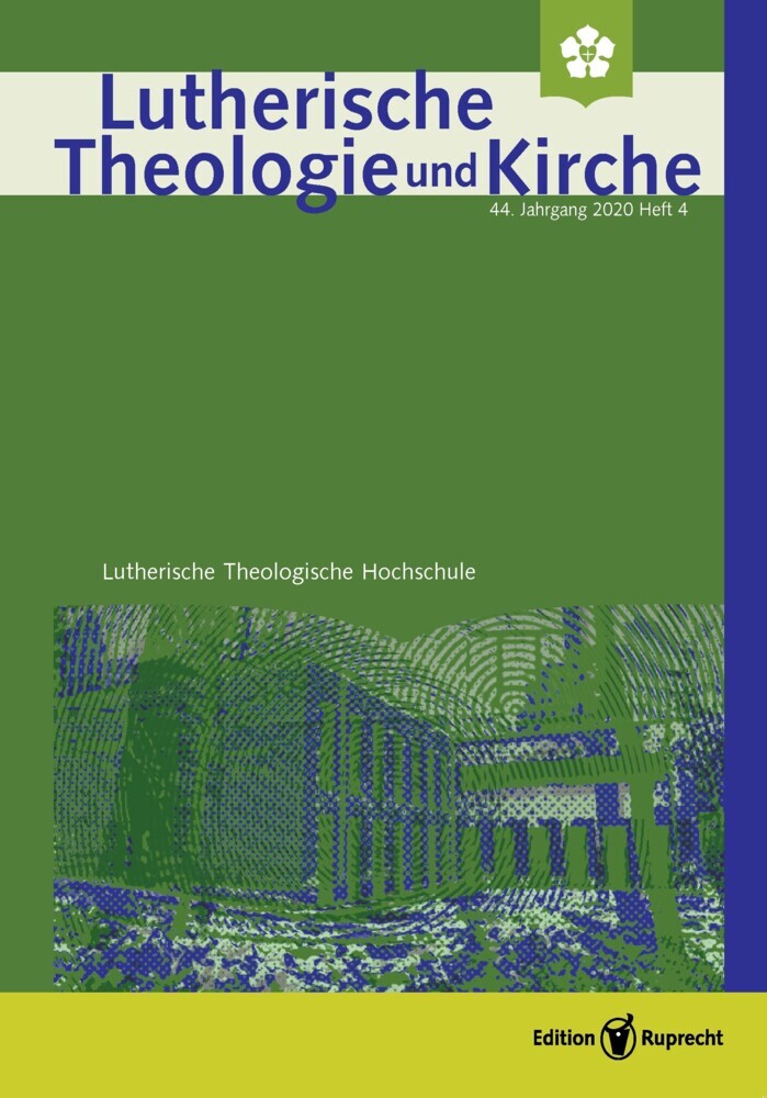 Lutherische Theologie und Kirche - Heft 04/2020 main product photo