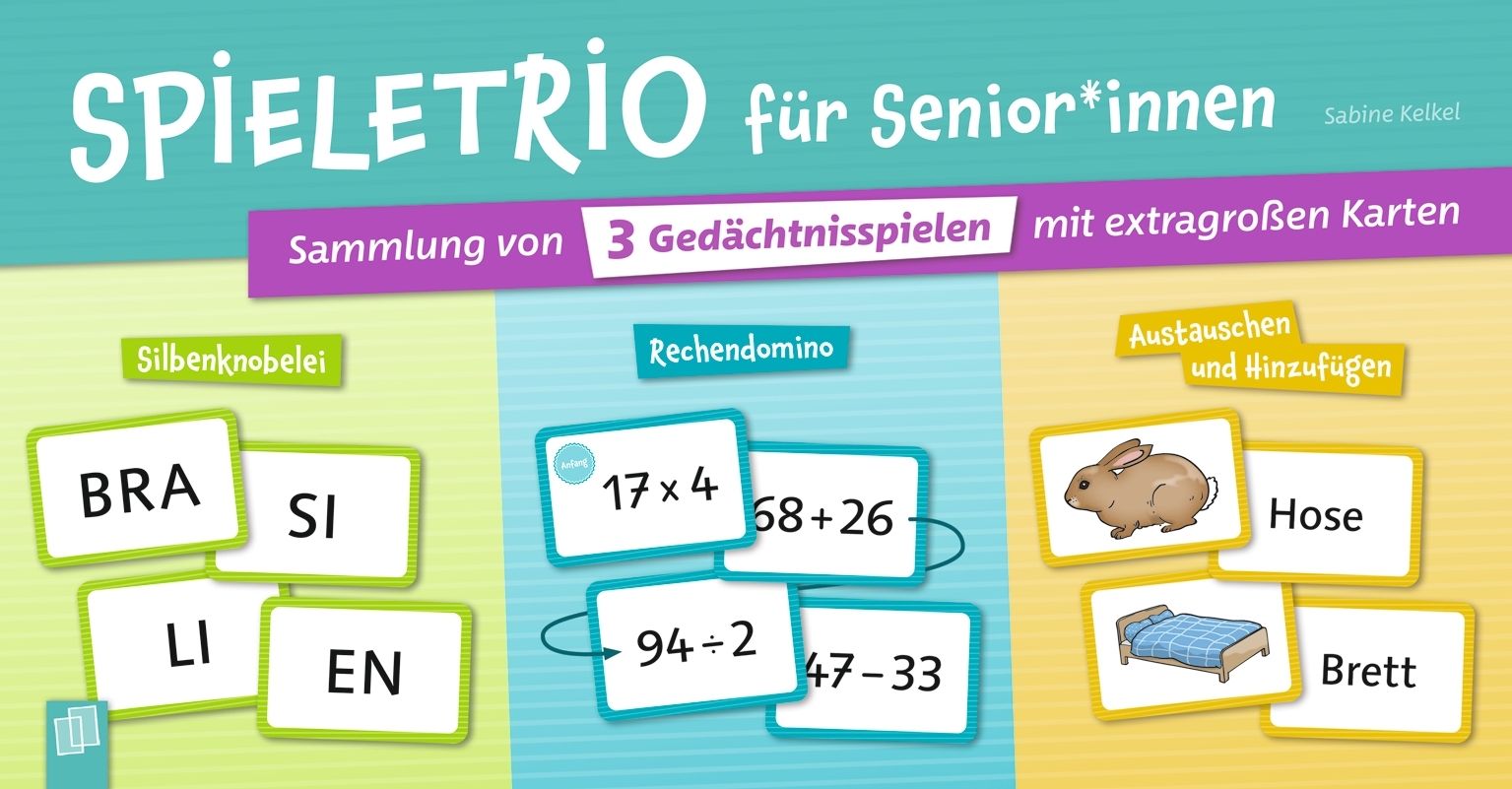 Spieletrio für Senioren und Seniorinnen main product photo