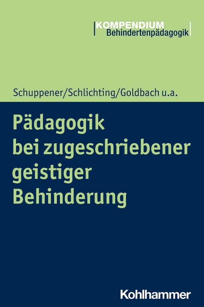 Pädagogik bei zugeschriebener geistiger Behinderung main product photo