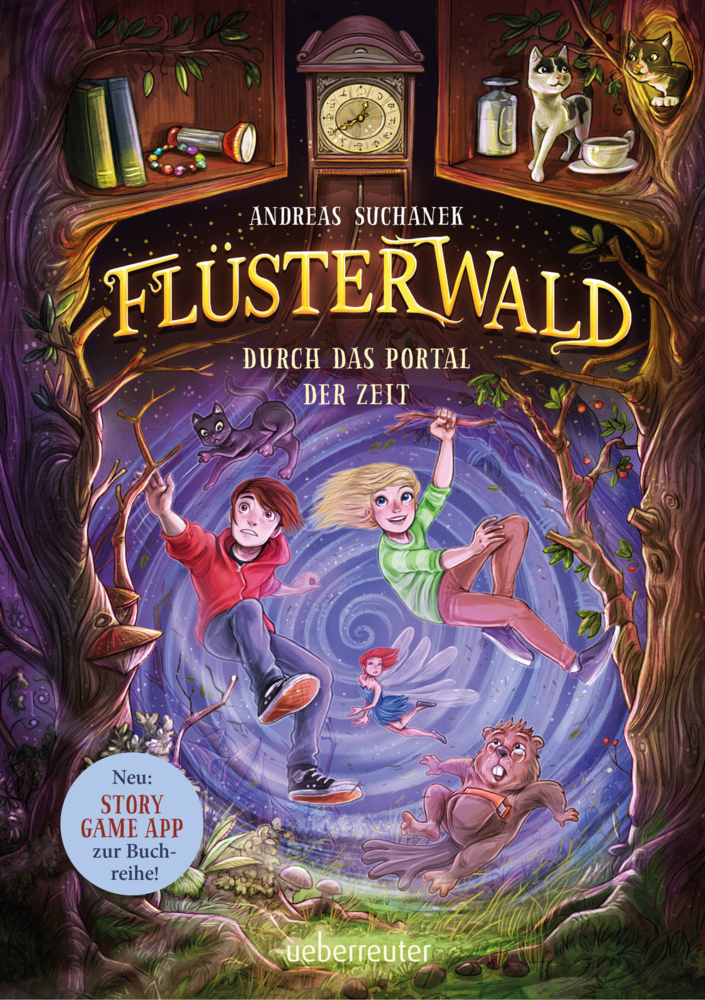 Flüsterwald - Durch das Portal der Zeit: Ausgezeichnet mit dem LovelyBooks-Leserpreis 2021: Kategorie Kinderbuch (Flüsterwald, Staffel I, Bd. 3) main product photo