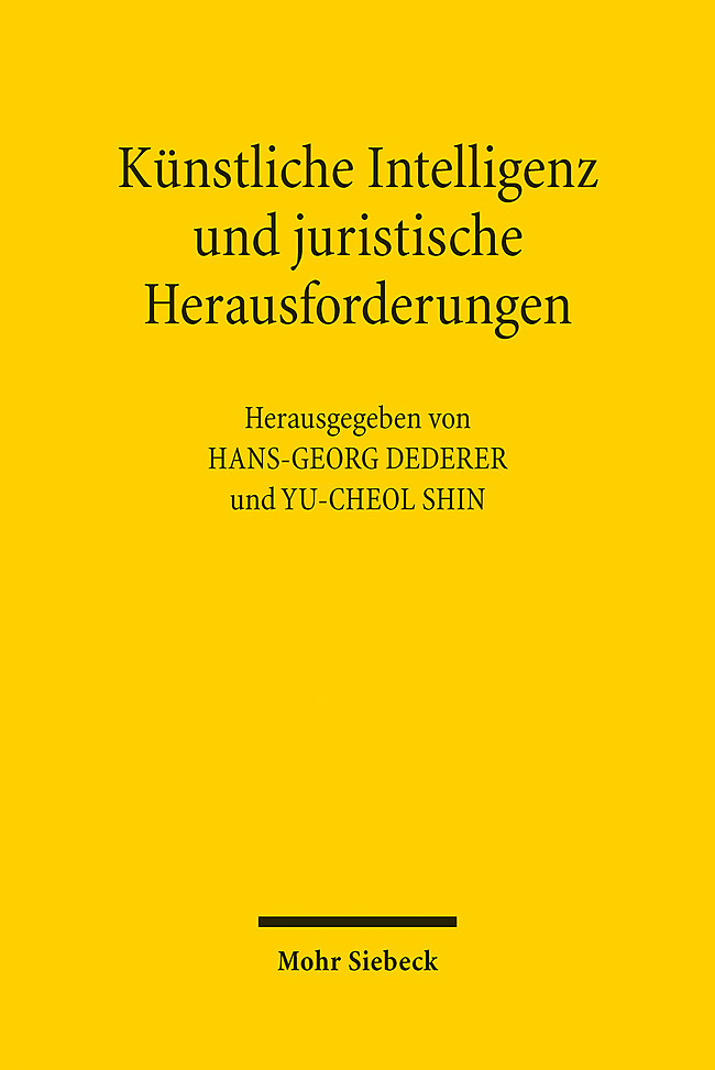 Künstliche Intelligenz und juristische Herausforderungen main product photo