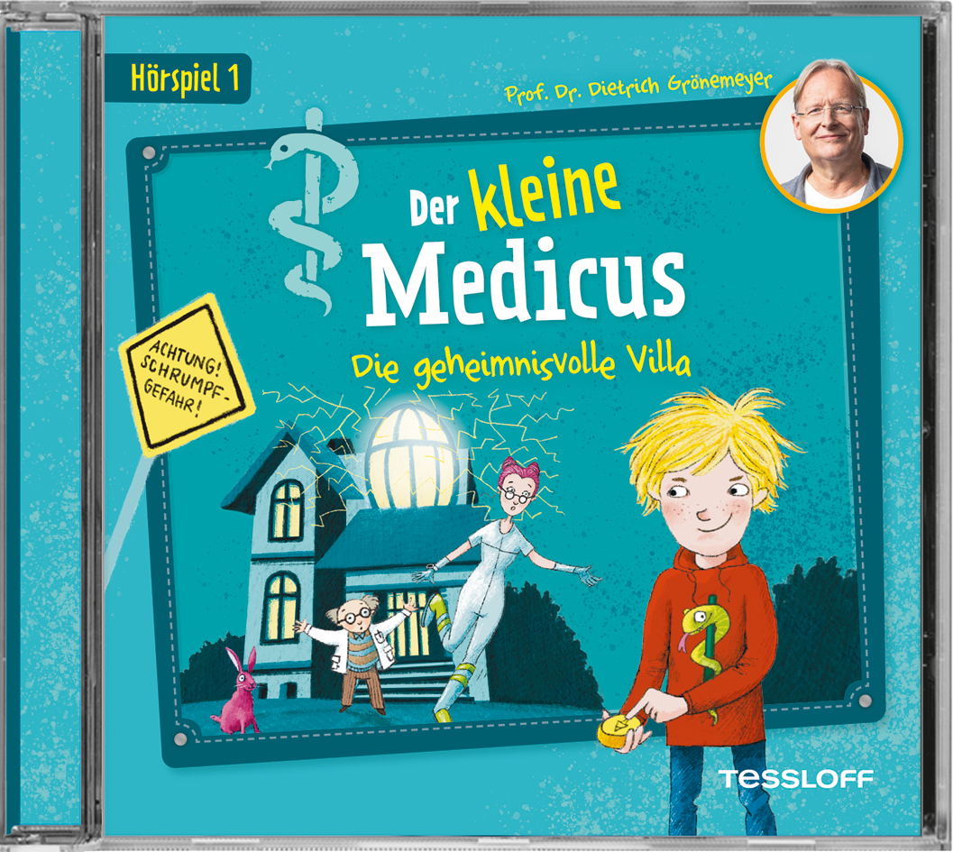 Der kleine Medicus. Hörspiel 1: Die geheimnisvolle Villa, Audio-CD main product photo