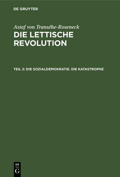 Die Sozialdemokratie. Die Katastrophe main product photo