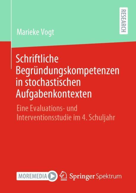 Schriftliche Begründungskompetenzen in stochastischen Aufgabenkontexten main product photo