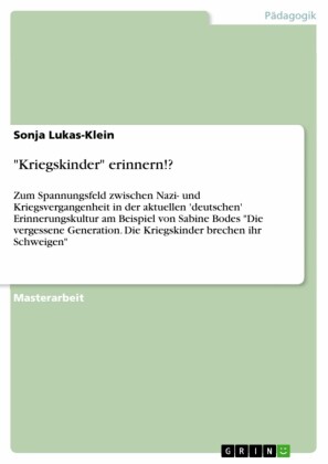 'Kriegskinder' erinnern!?