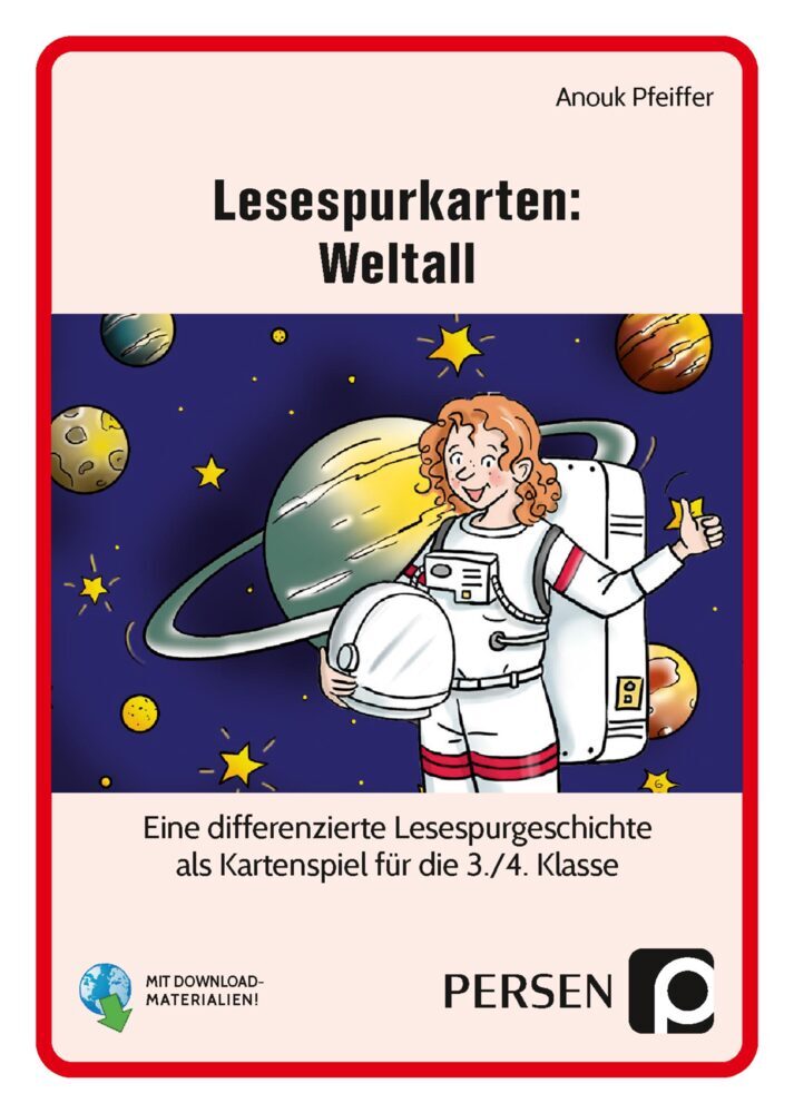 Lesespurkarten: Weltall, m. 1 Beilage main product photo