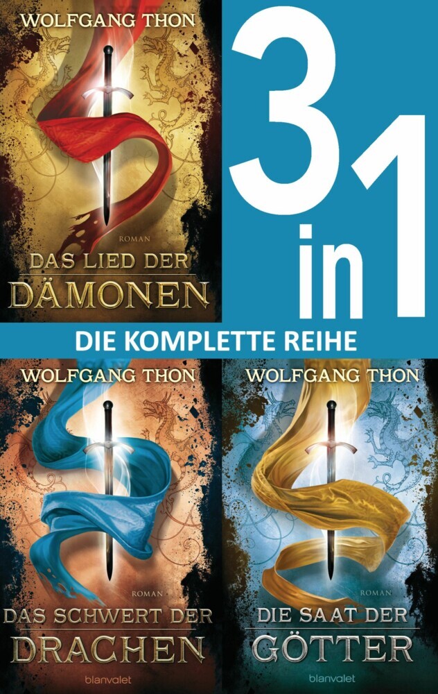 Die-drei-Prophezeiungen-Trilogie: - Das Lied der Dämonen / Das Schwert der Drachen / Die Saat der Götter (3in1-Bundle) main product photo