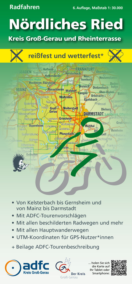 Radfahren - Nördliches Ried / Kreis Groß-Gerau und Rheinterrasse main product photo