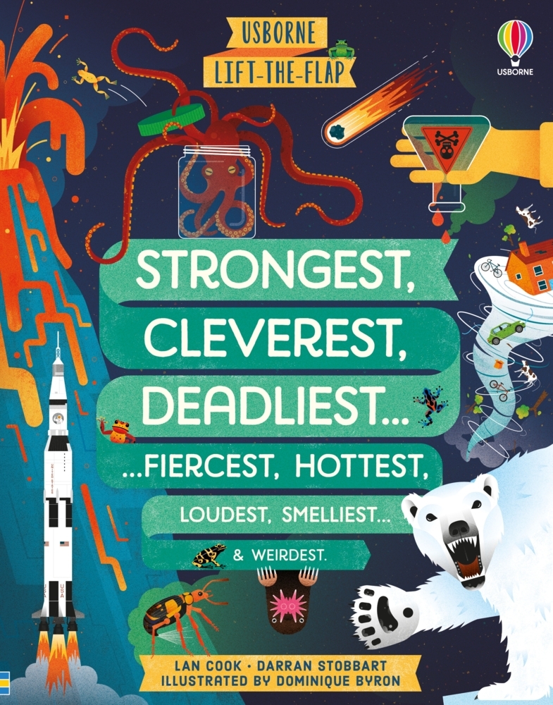 Lift-the-flap Strongest, Cleverest, Deadliest. main product photo