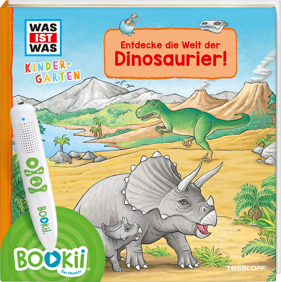 BOOKii® WAS IST WAS Kindergarten Entdecke die Welt der Dinosaurier! main product photo