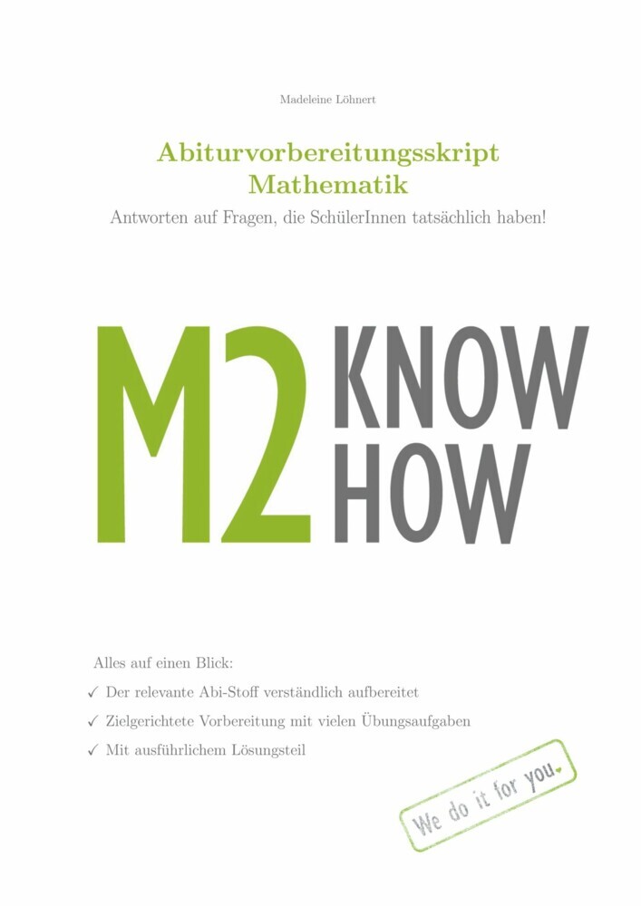 Abiturvorbereitungsskript Mathematik main product photo