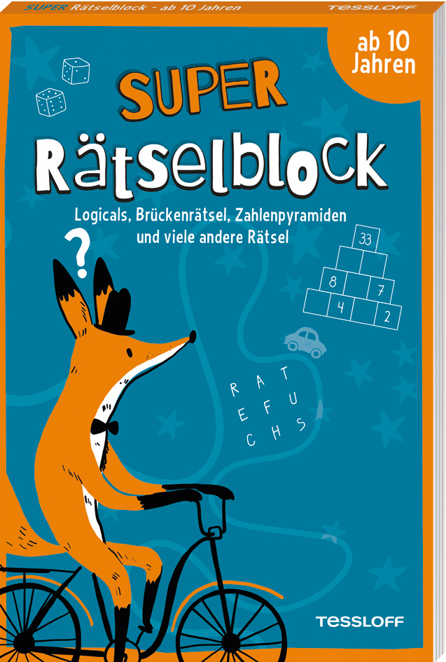 Super Rätselblock ab 10 Jahren.Logicals, Brückenrätsel, Zahlenpyramiden und viele andere Rätsel main product photo