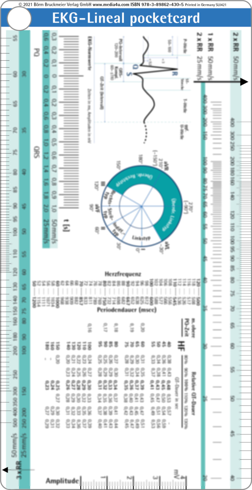 EKG-Lineal pocketcard main product photo