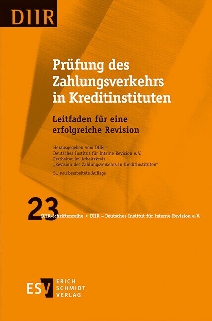 Prüfung des Zahlungsverkehrs in Kreditinstituten main product photo