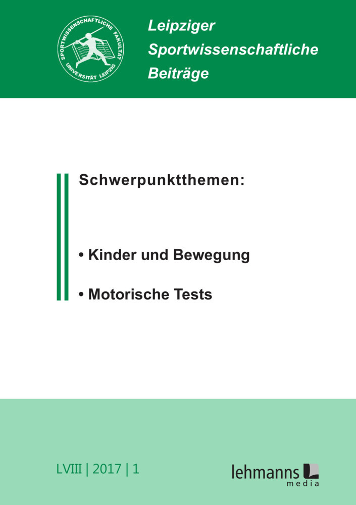 Leipziger Sportwissenschaftliche Beiträge main product photo
