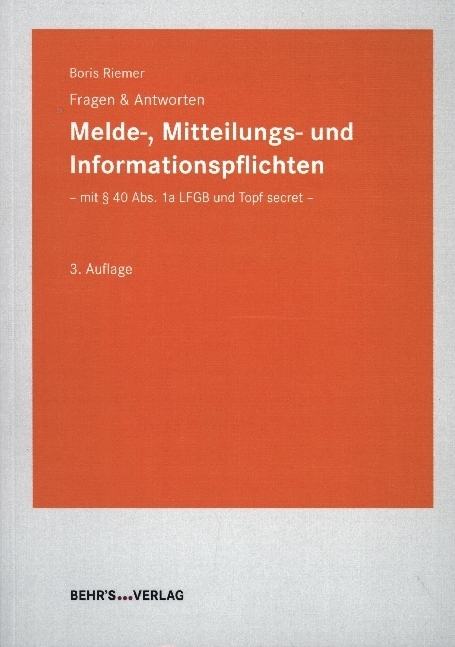 Melde-, Mitteilungs- und Informationspflichten main product photo