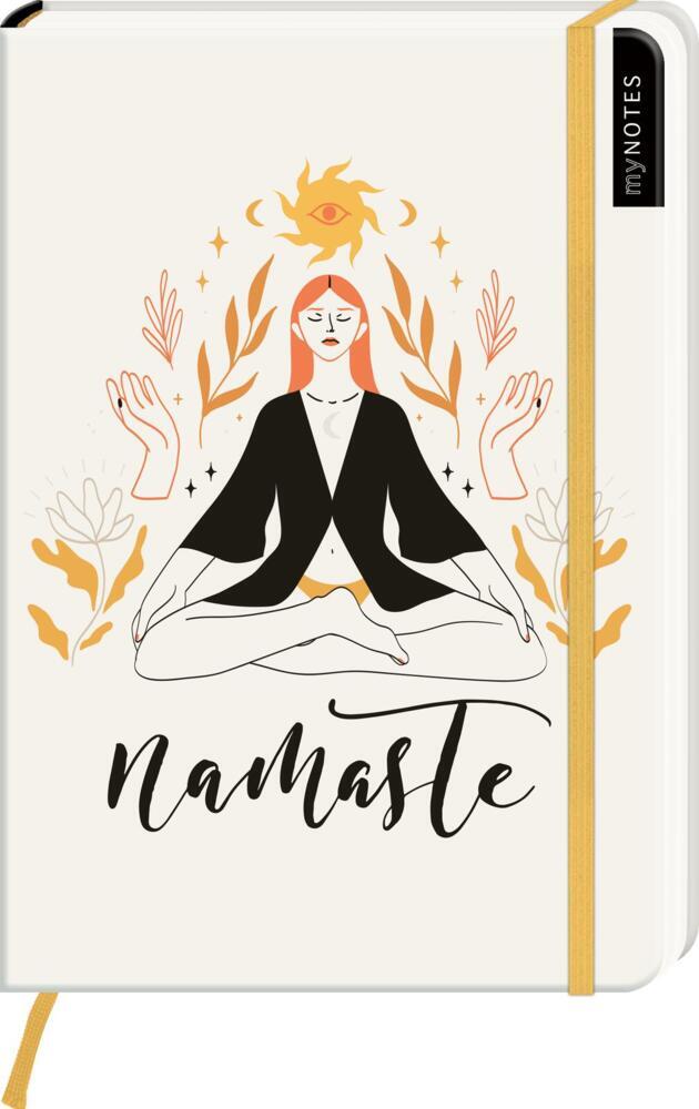 myNOTES Notizbuch A5: Namaste main product photo