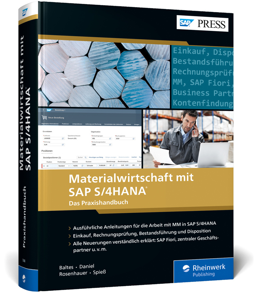 Materialwirtschaft mit SAP S/4HANA main product photo