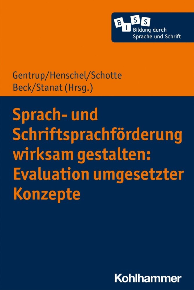 Sprach- und Schriftsprachförderung wirksam gestalten: Evaluation umgesetzter Konzepte main product photo