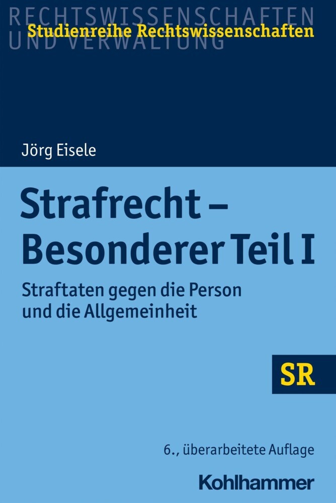 Strafrecht - Besonderer Teil I main product photo