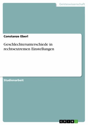 Geschlechterunterschiede in rechtsextremen Einstellungen