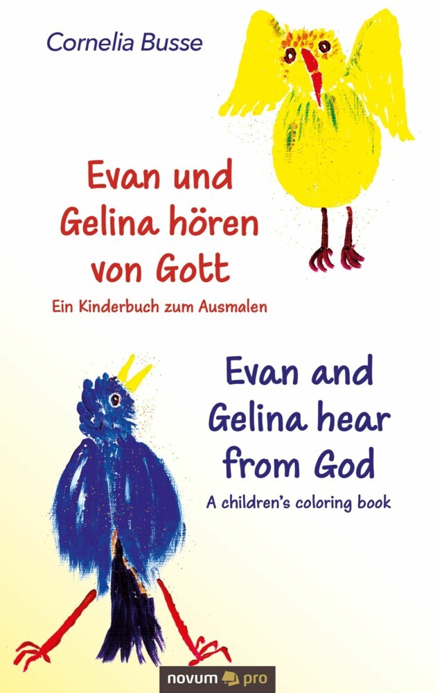 Evan und Gelina hören von Gott - Ein Kinderbuch zum Ausmalen main product photo