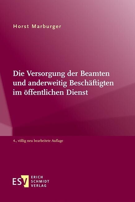 Die Versorgung der Beamten und anderweitig Beschäftigten im öffentlichen Dienst main product photo