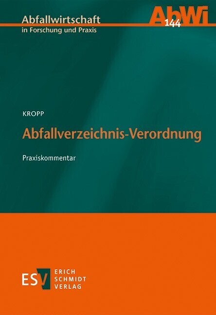 Abfallverzeichnis-Verordnung main product photo