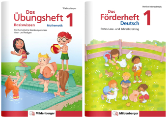 Sicher ins 2. Schuljahr - Paket: Förderprogramm Rechnen - Schreiben - Lesen, 2 Teile