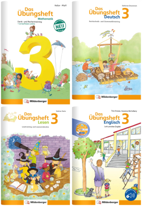 Sicher ins 4. Schuljahr - Paket: Rechnen - Schreiben - Lesen - Grammatik - Englisch · Klasse 3