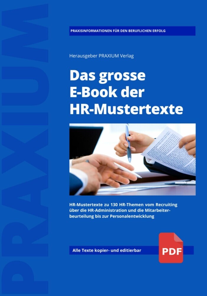 Das grosse E-Book der HR-Mustertexte main product photo