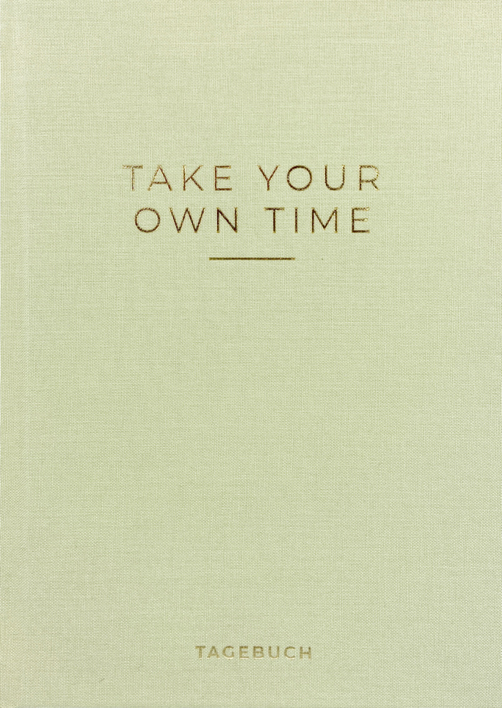 »Take your own time« Tagebuch main product photo