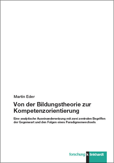 Von der Bildungstheorie zur Kompetenzorientierung main product photo