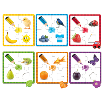 GOULA 6 Farben-Puzzle
