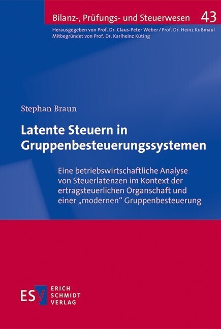 Latente Steuern in Gruppenbesteuerungssystemen main product photo