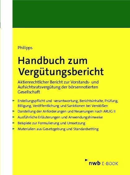 Handbuch zum Vergütungsbericht main product photo