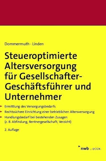 Steueroptimierte Altersversorgung für Gesellschafter-Geschäftsführer und Unternehmer main product photo