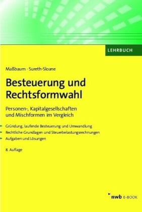 Besteuerung und Rechtsformwahl