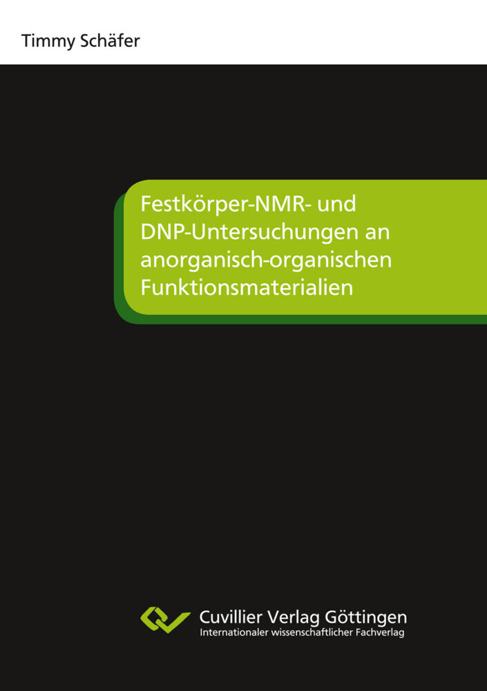 Festkörper-NMR- und DNP-Untersuchungen an anorganisch-organischen Funktionsmaterialien main product photo