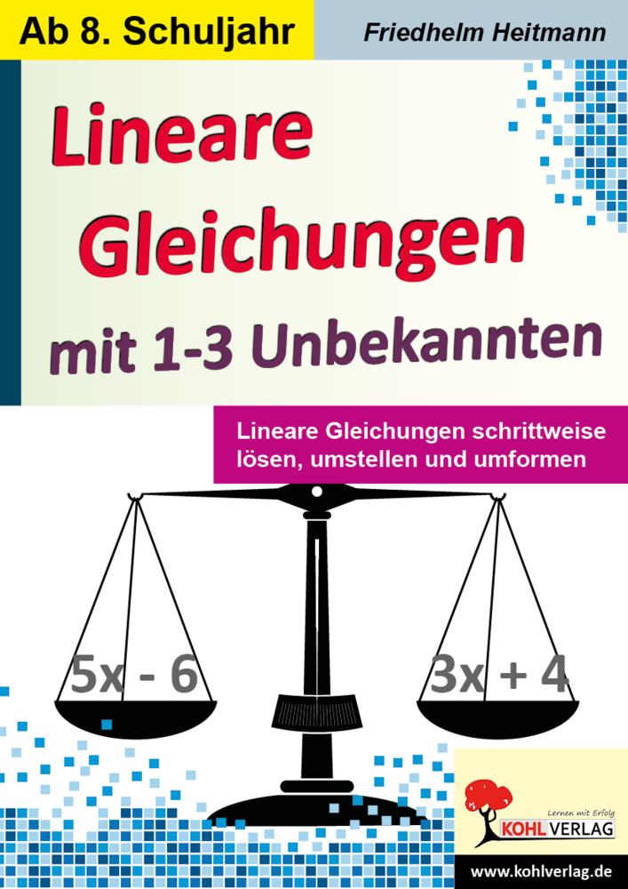 Lineare Gleichungen mit 1-3 Unbekannten main product photo