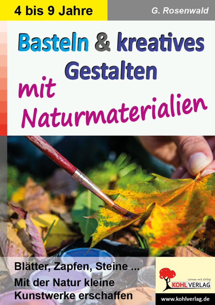 Basteln und kreatives Gestalten mit Naturmaterialien main product photo