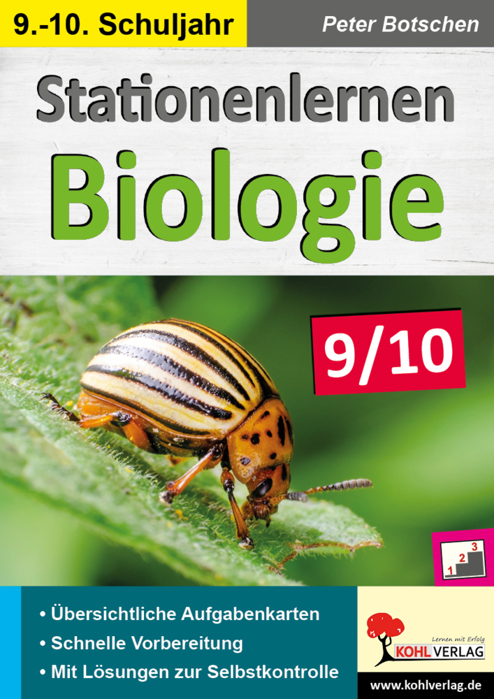 Stationenlernen Biologie 9/10 main product photo