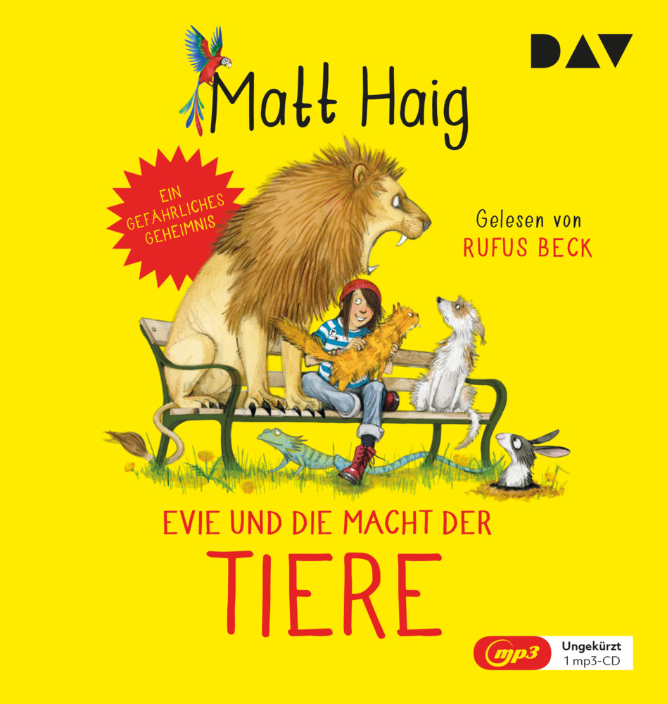 Evie und die Macht der Tiere, 1 Audio-CD, 1 MP3 main product photo