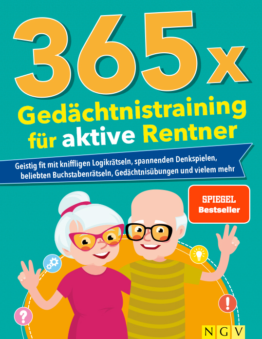 365 x Gedächtnistraining für aktive Rentner main product photo