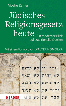 Jüdisches Religionsgesetz heute