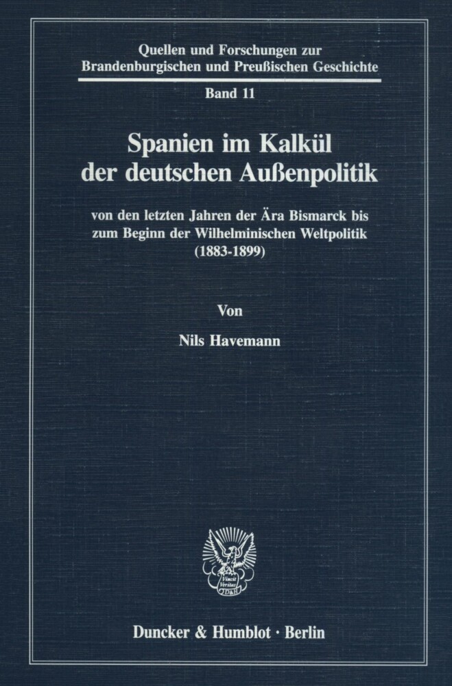 Spanien im Kalkül der deutschen Außenpolitik main product photo