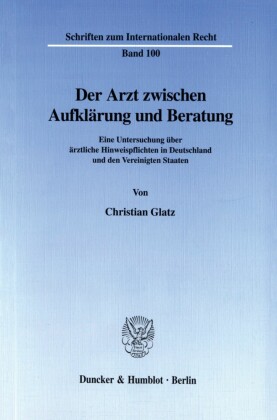 Der Arzt zwischen Aufklärung und Beratung.